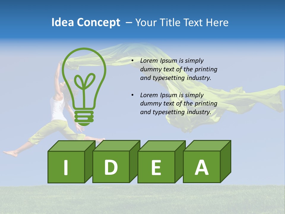 Tissue Happiness Health PowerPoint Template