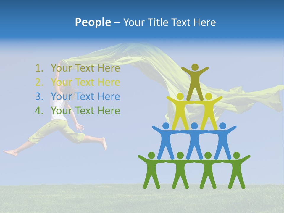 Tissue Happiness Health PowerPoint Template