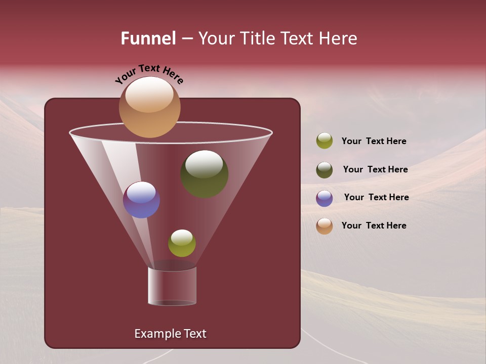 Straight Moon Drive PowerPoint Template