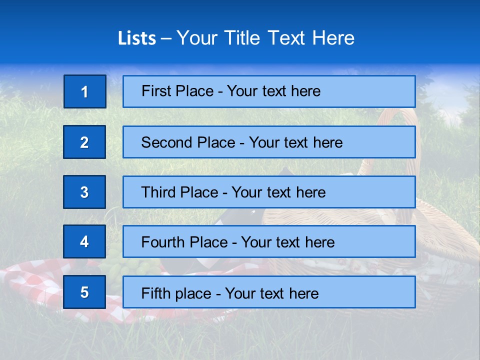 Celebration Field Nature PowerPoint Template