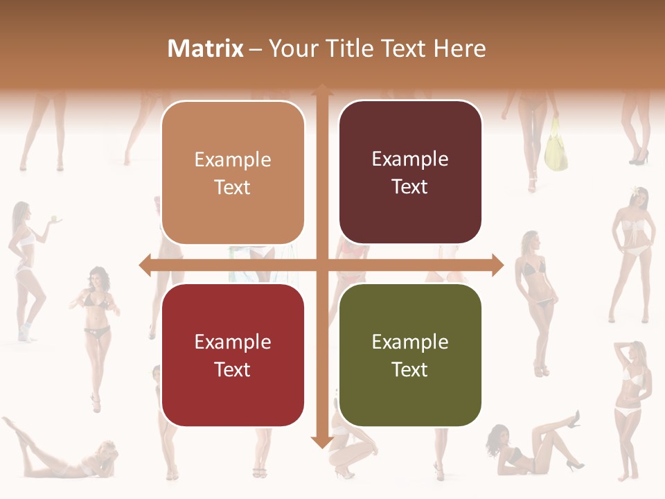 Isolated Young White PowerPoint Template