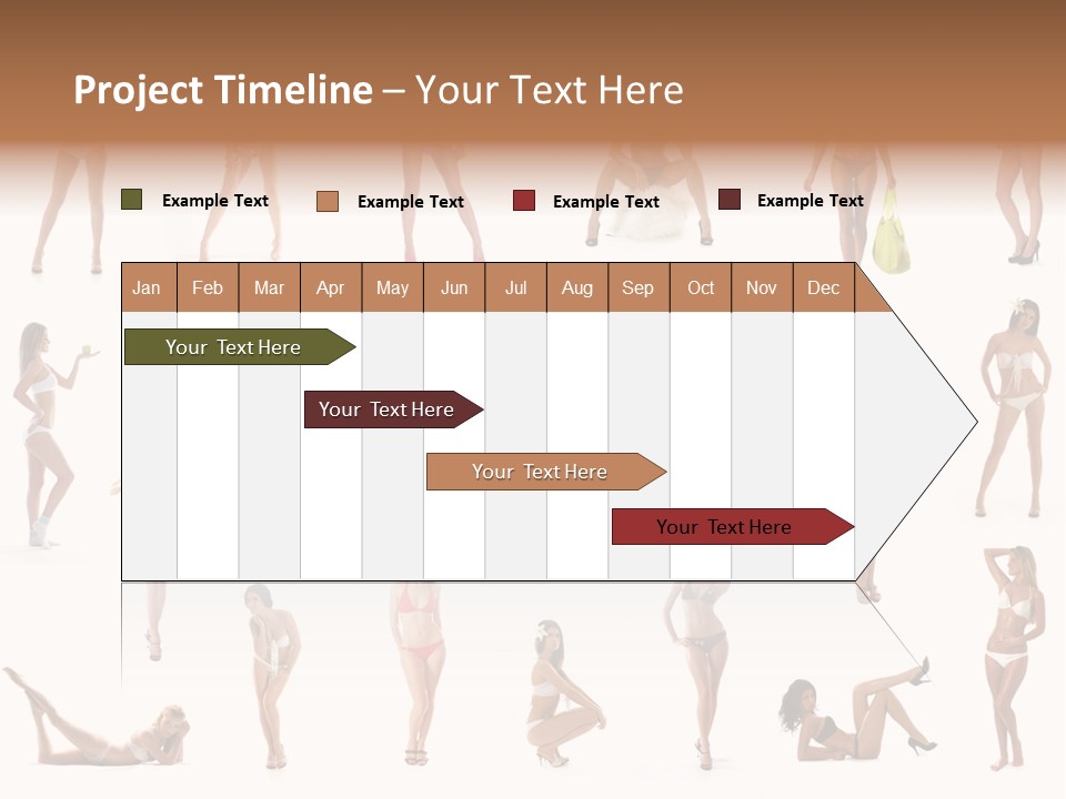 Isolated Young White PowerPoint Template