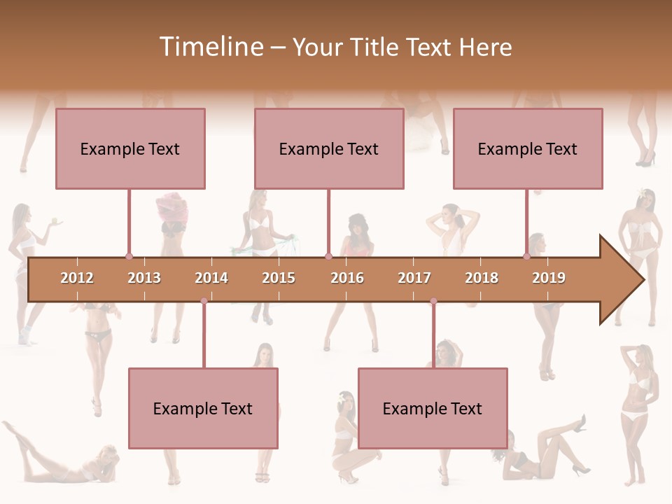 Isolated Young White PowerPoint Template