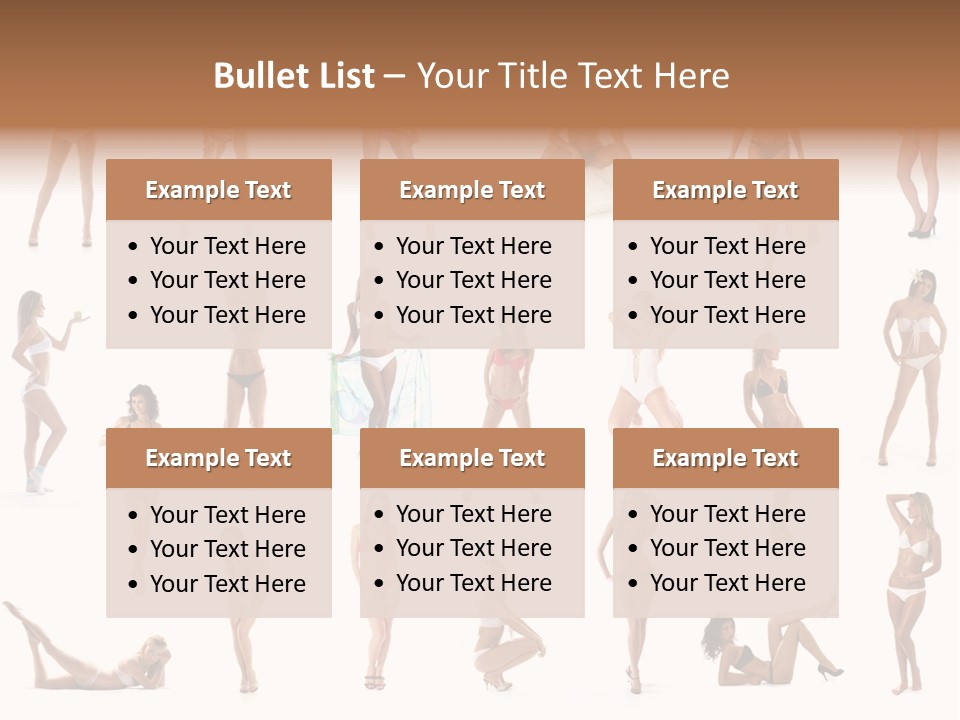 Isolated Young White PowerPoint Template