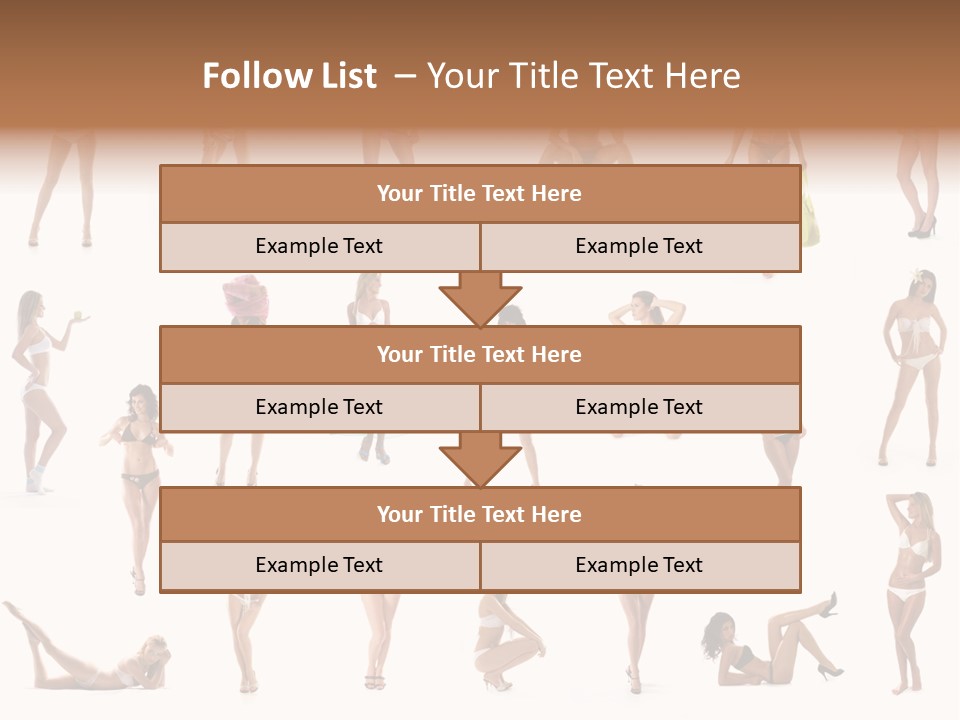 Isolated Young White PowerPoint Template