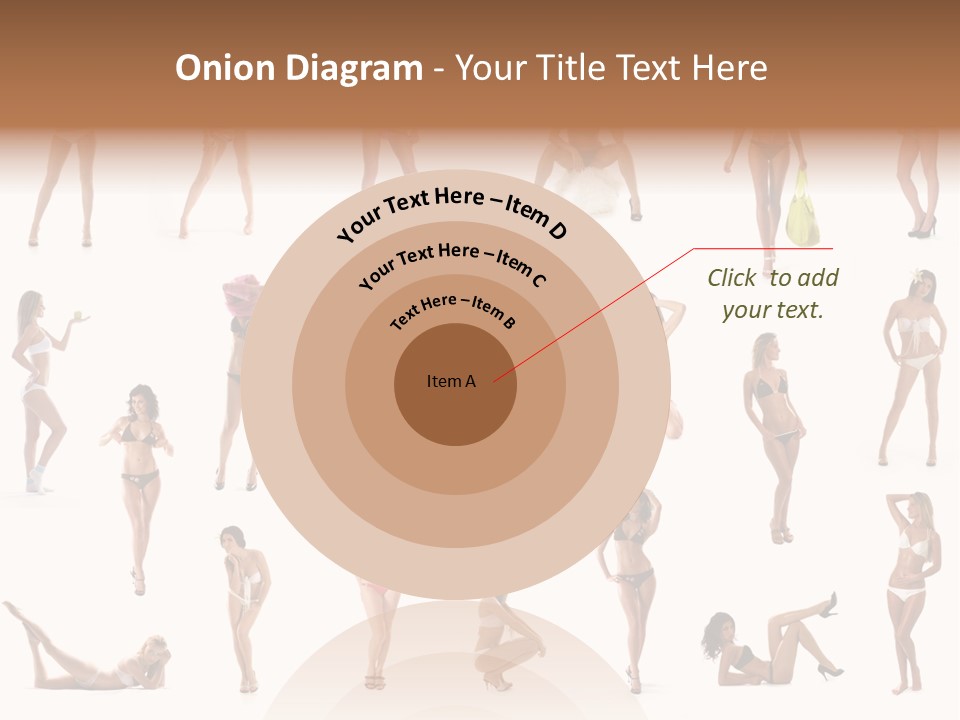 Isolated Young White PowerPoint Template