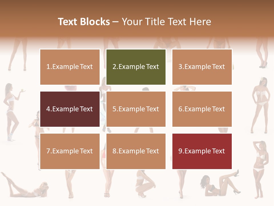 Isolated Young White PowerPoint Template