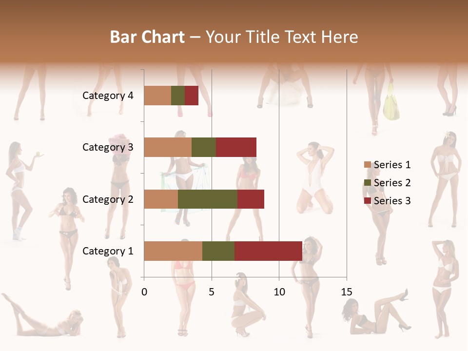 Isolated Young White PowerPoint Template