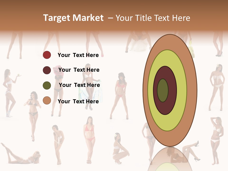 Isolated Young White PowerPoint Template