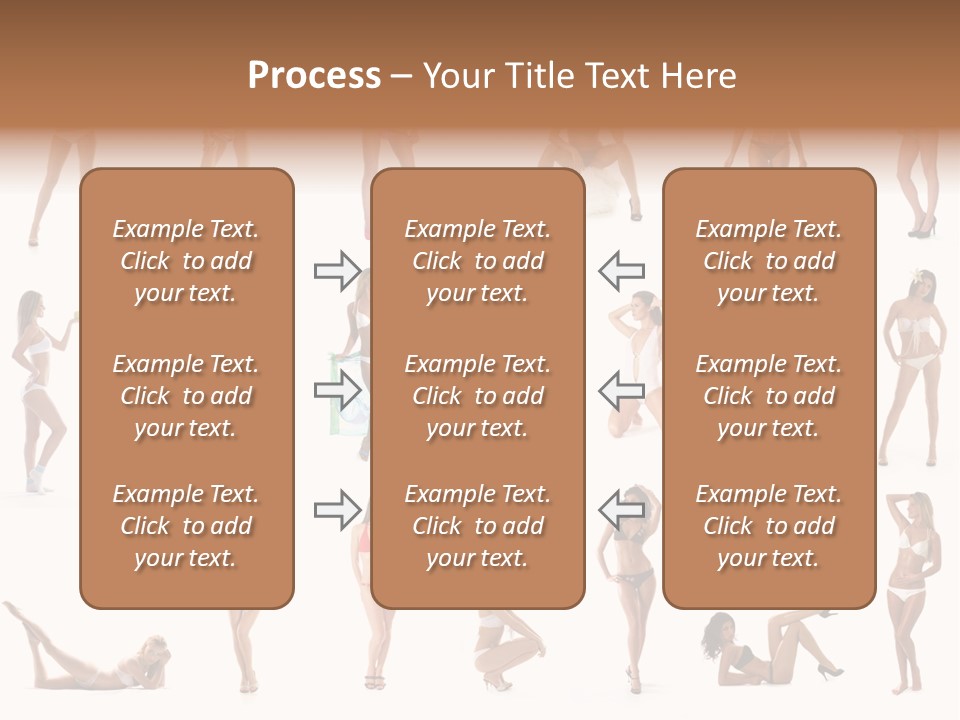 Isolated Young White PowerPoint Template