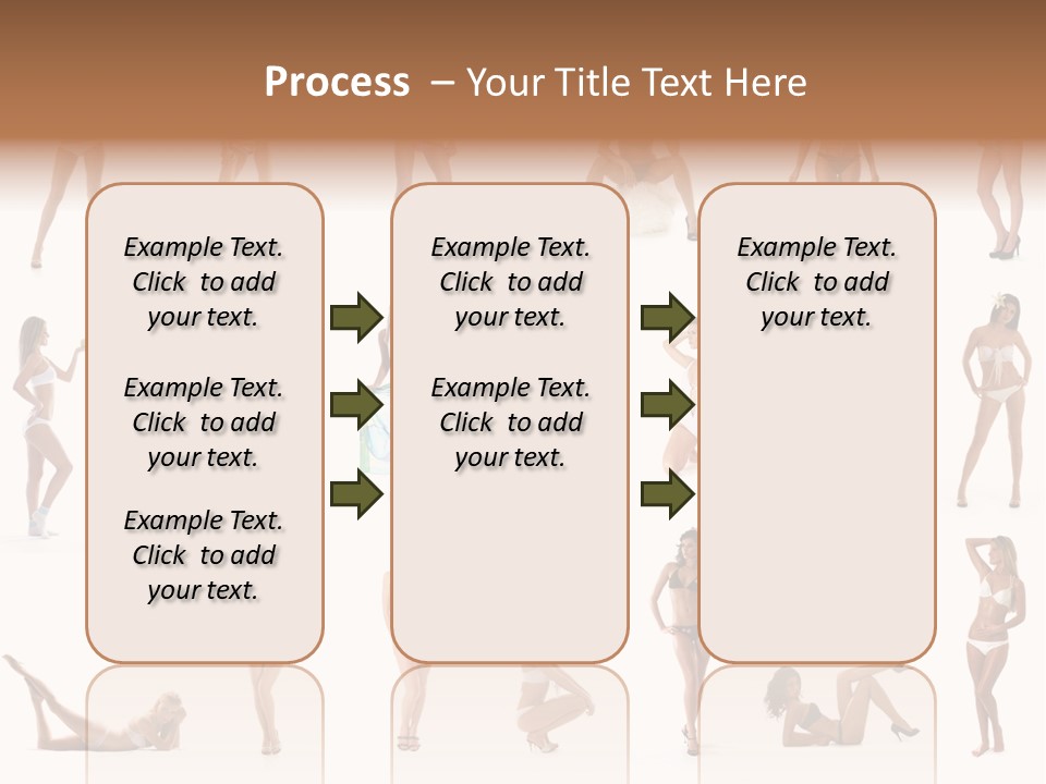 Isolated Young White PowerPoint Template