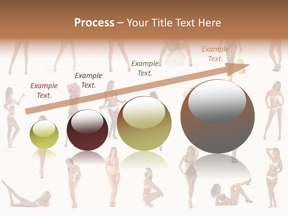 Isolated Young White PowerPoint Template