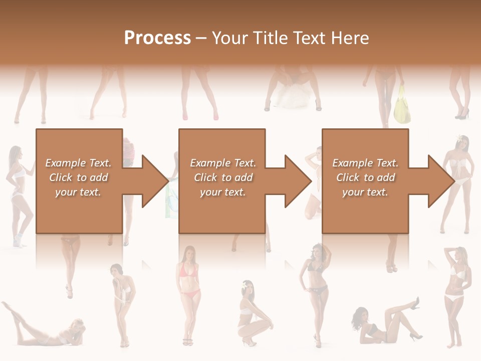 Isolated Young White PowerPoint Template