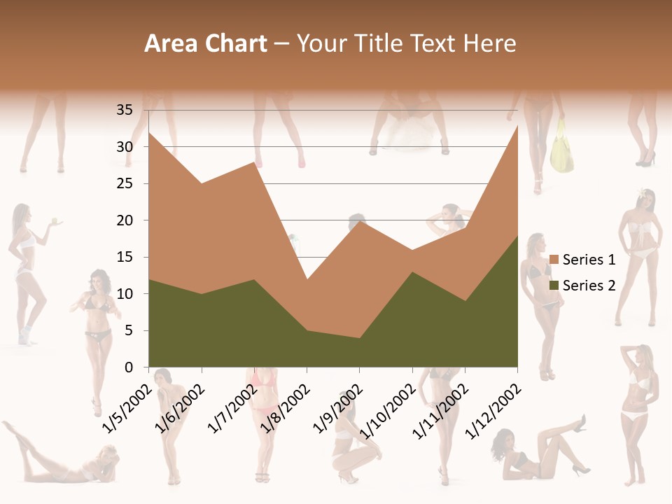 Isolated Young White PowerPoint Template