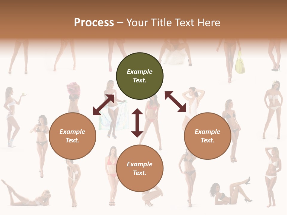 Isolated Young White PowerPoint Template