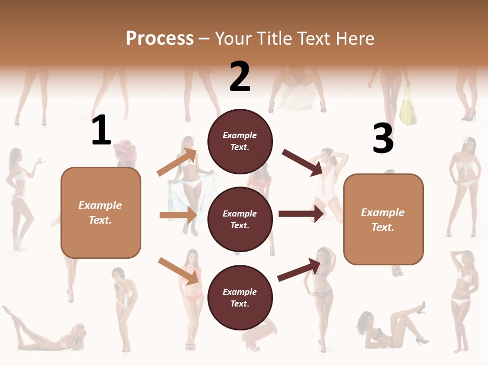 Isolated Young White PowerPoint Template