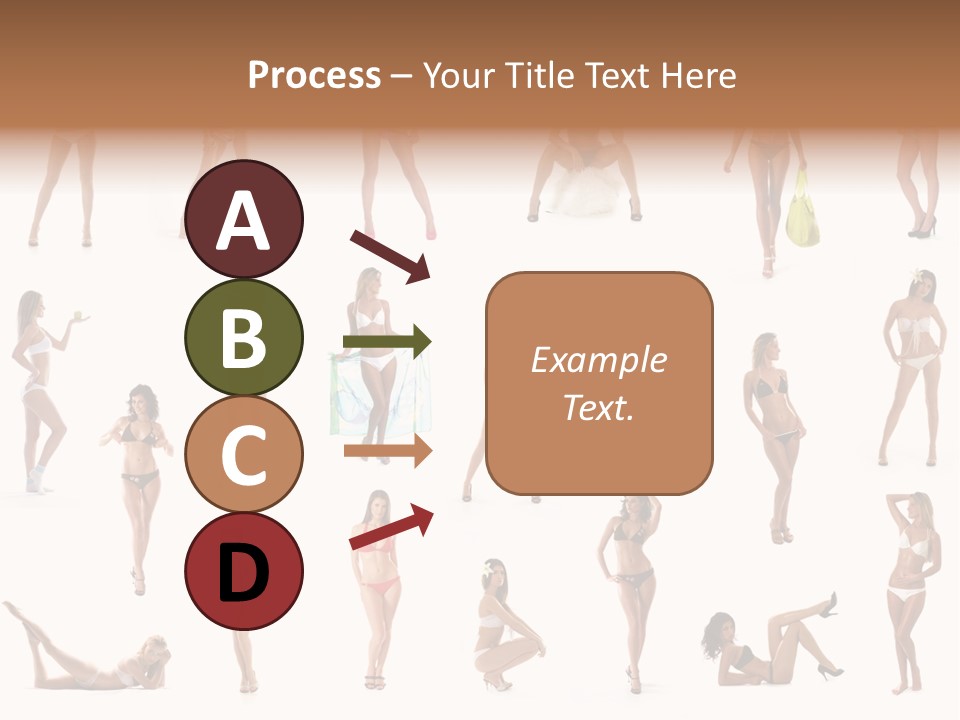 Isolated Young White PowerPoint Template