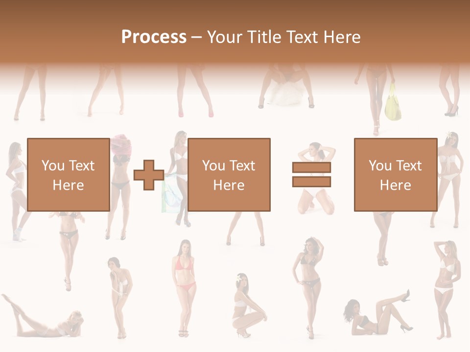 Isolated Young White PowerPoint Template
