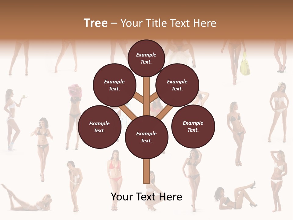 Isolated Young White PowerPoint Template