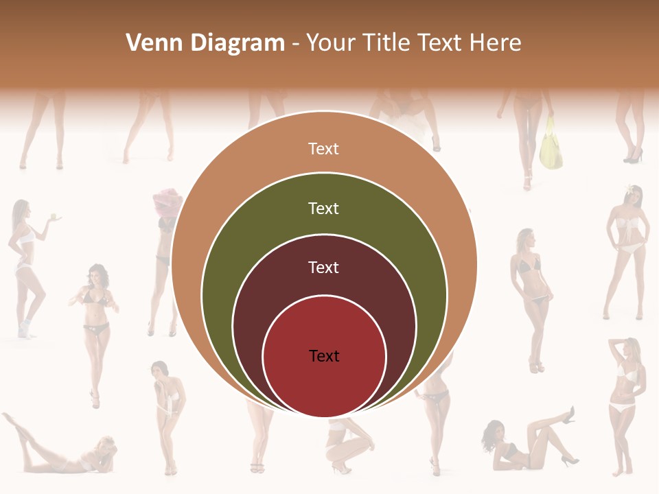 Isolated Young White PowerPoint Template