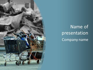 Trash Homeless Industry PowerPoint Template