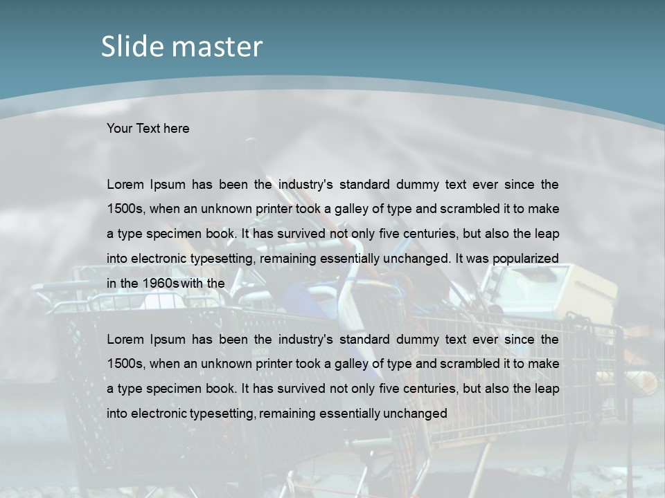 Trash Homeless Industry PowerPoint Template