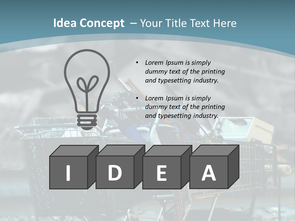 Trash Homeless Industry PowerPoint Template