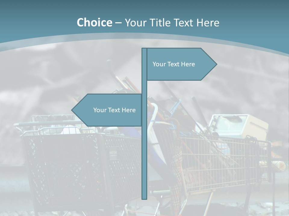 Trash Homeless Industry PowerPoint Template