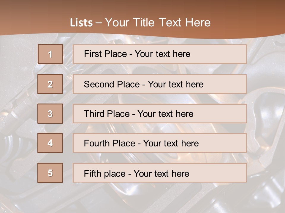 Mechanic Car Exhaust PowerPoint Template