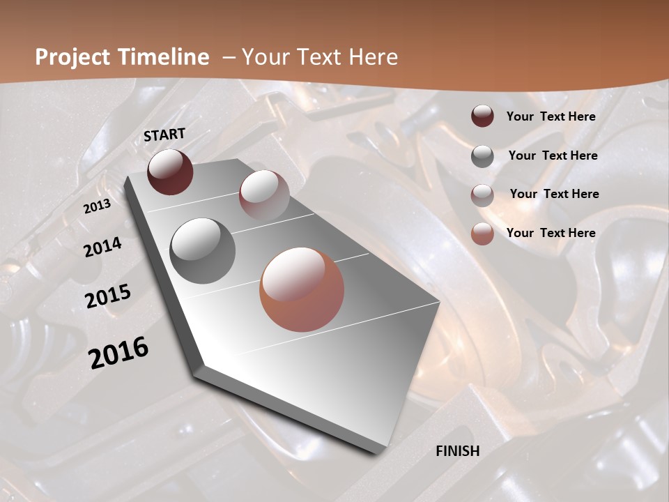 Mechanic Car Exhaust PowerPoint Template
