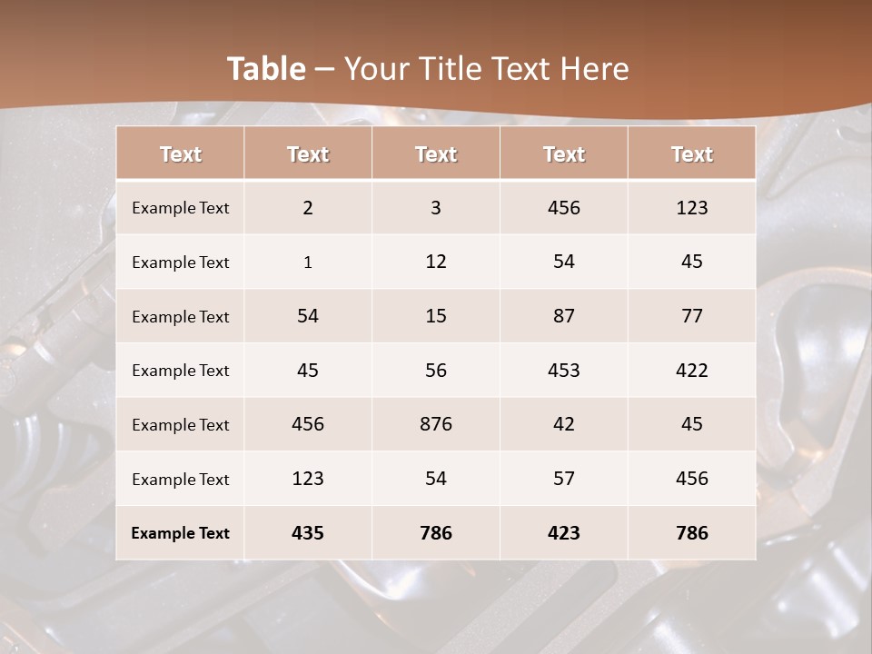 Mechanic Car Exhaust PowerPoint Template