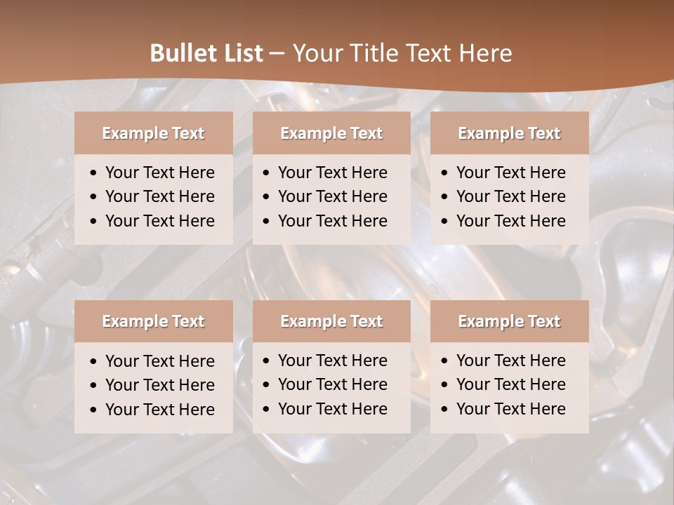 Mechanic Car Exhaust PowerPoint Template