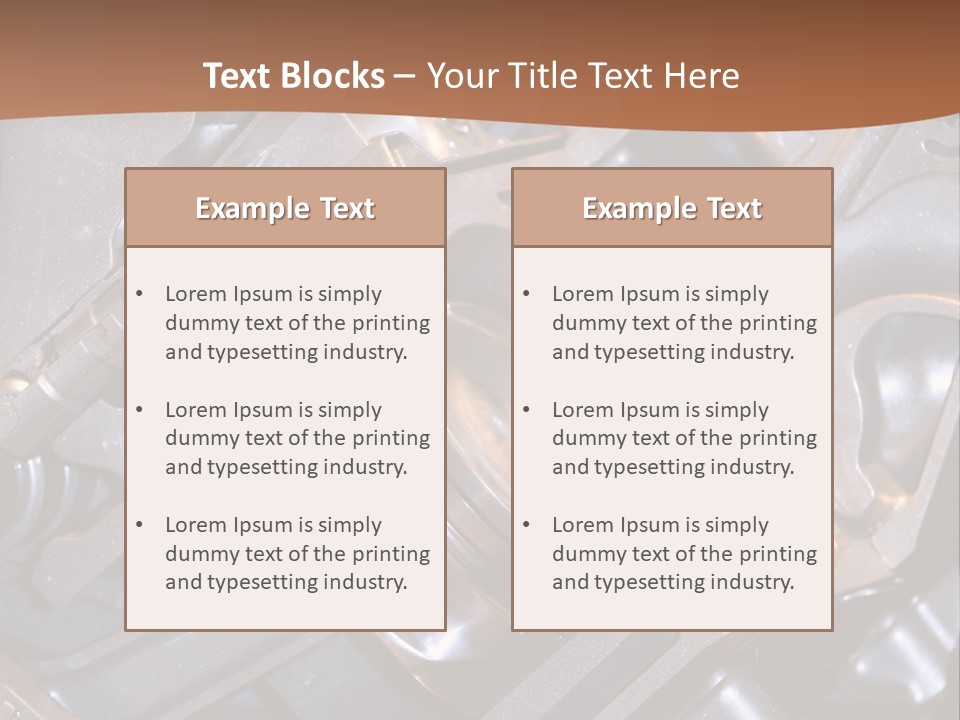 Mechanic Car Exhaust PowerPoint Template