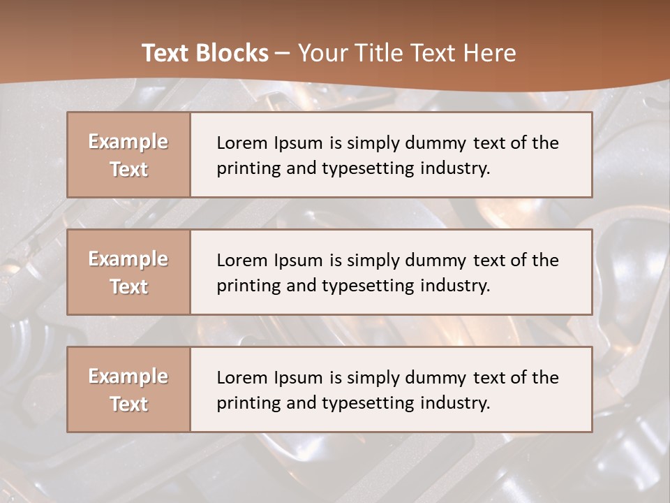 Mechanic Car Exhaust PowerPoint Template