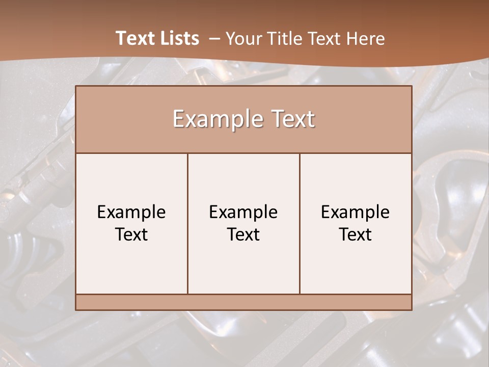 Mechanic Car Exhaust PowerPoint Template