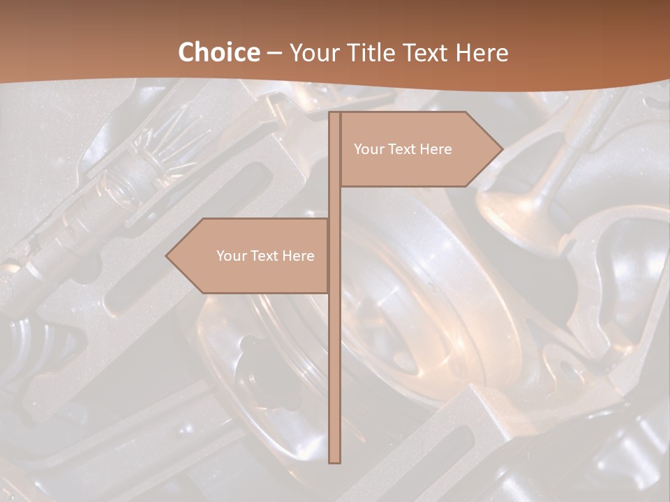 Mechanic Car Exhaust PowerPoint Template