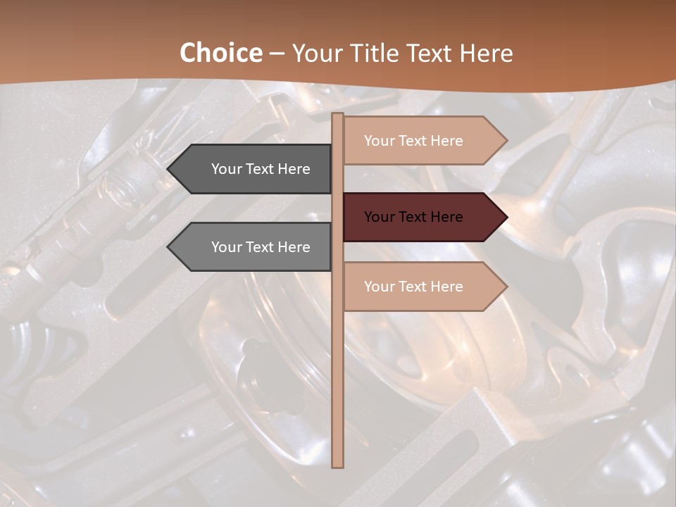 Mechanic Car Exhaust PowerPoint Template
