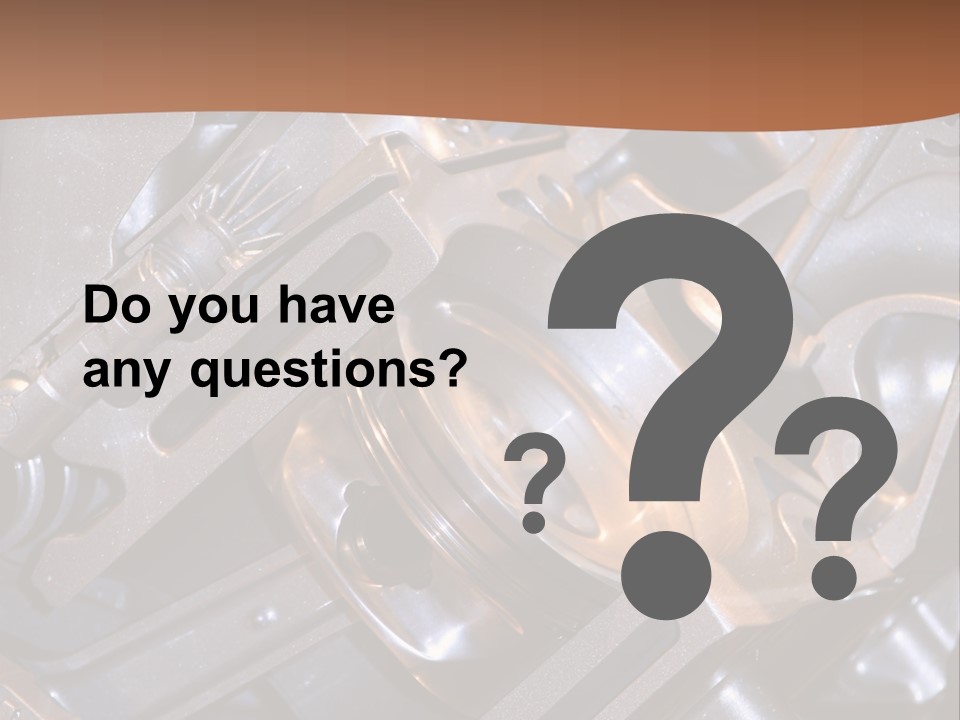 Mechanic Car Exhaust PowerPoint Template