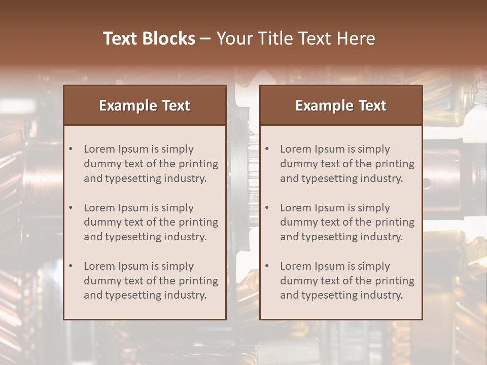 Model Aluminium Technical PowerPoint Template