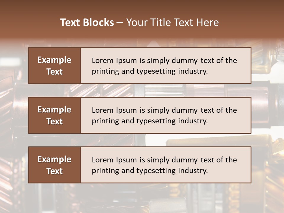 Model Aluminium Technical PowerPoint Template