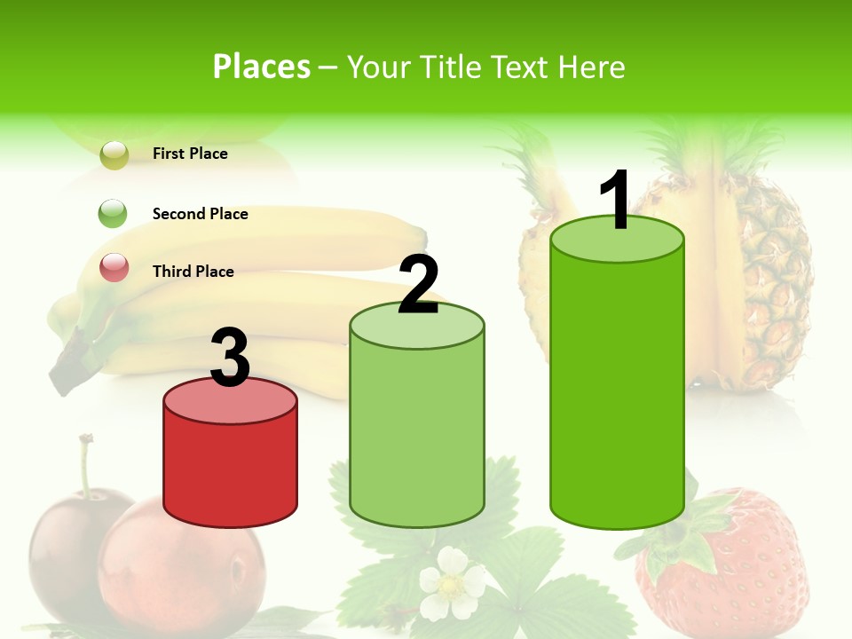 Fruit Yellow Collection PowerPoint Template