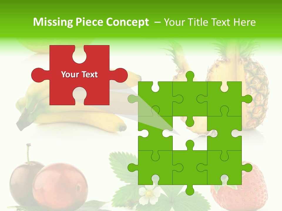 Fruit Yellow Collection PowerPoint Template