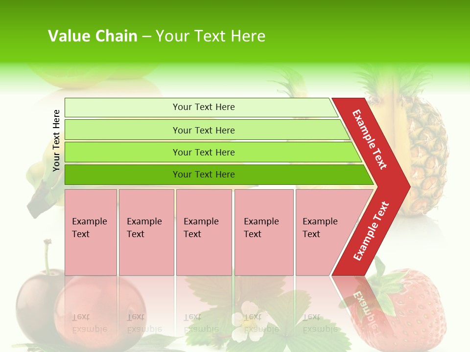 Fruit Yellow Collection PowerPoint Template