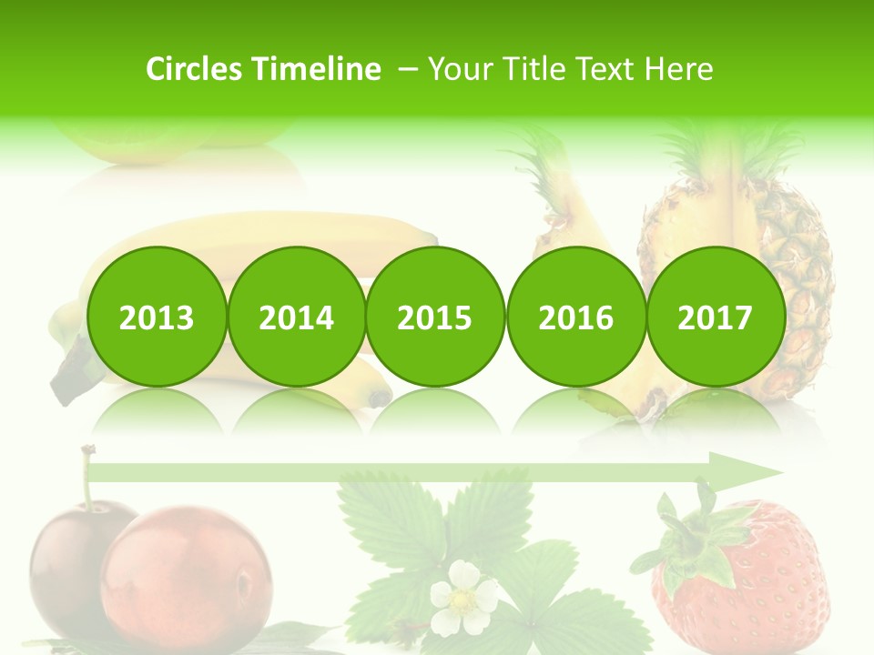 Fruit Yellow Collection PowerPoint Template