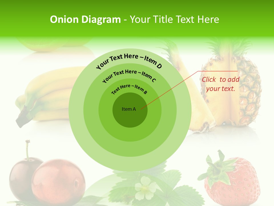 Fruit Yellow Collection PowerPoint Template