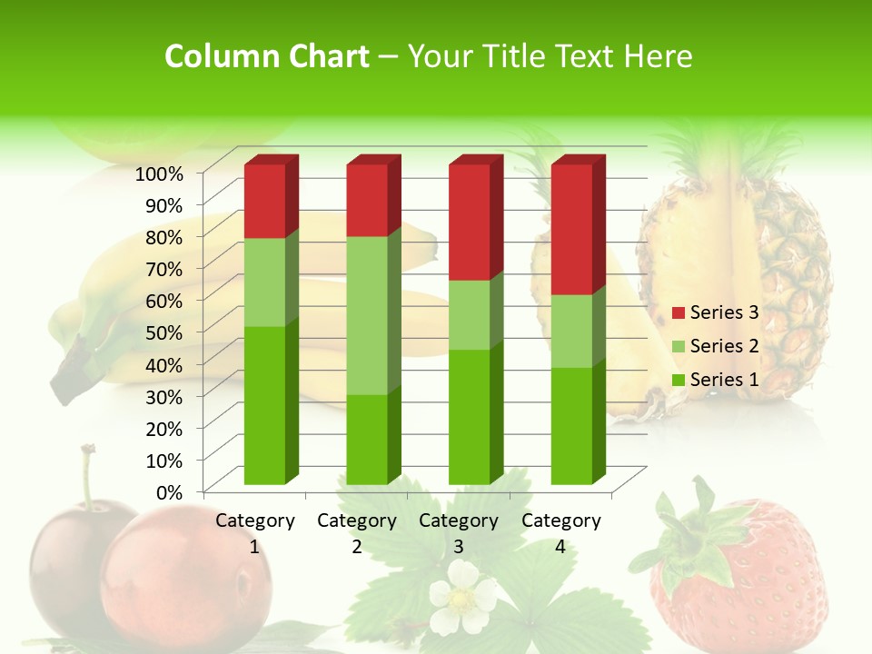 Fruit Yellow Collection PowerPoint Template