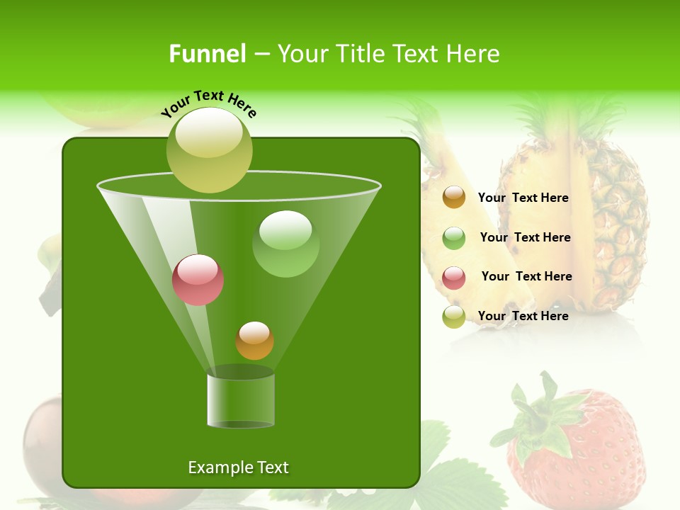 Fruit Yellow Collection PowerPoint Template