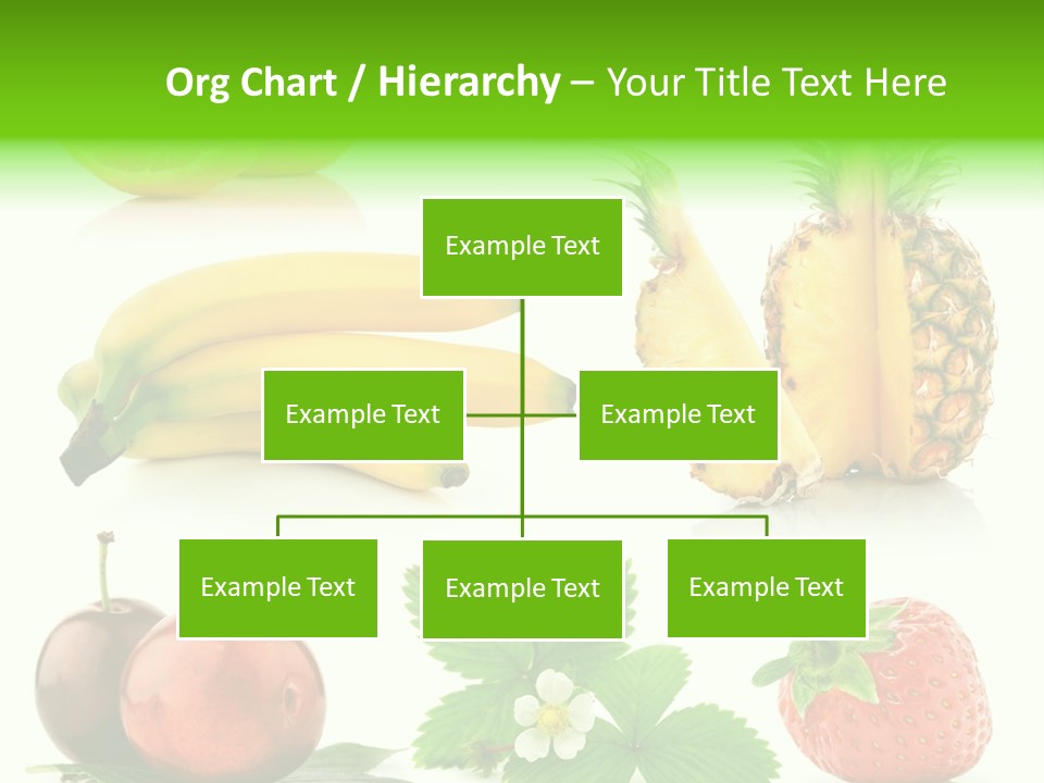Fruit Yellow Collection PowerPoint Template