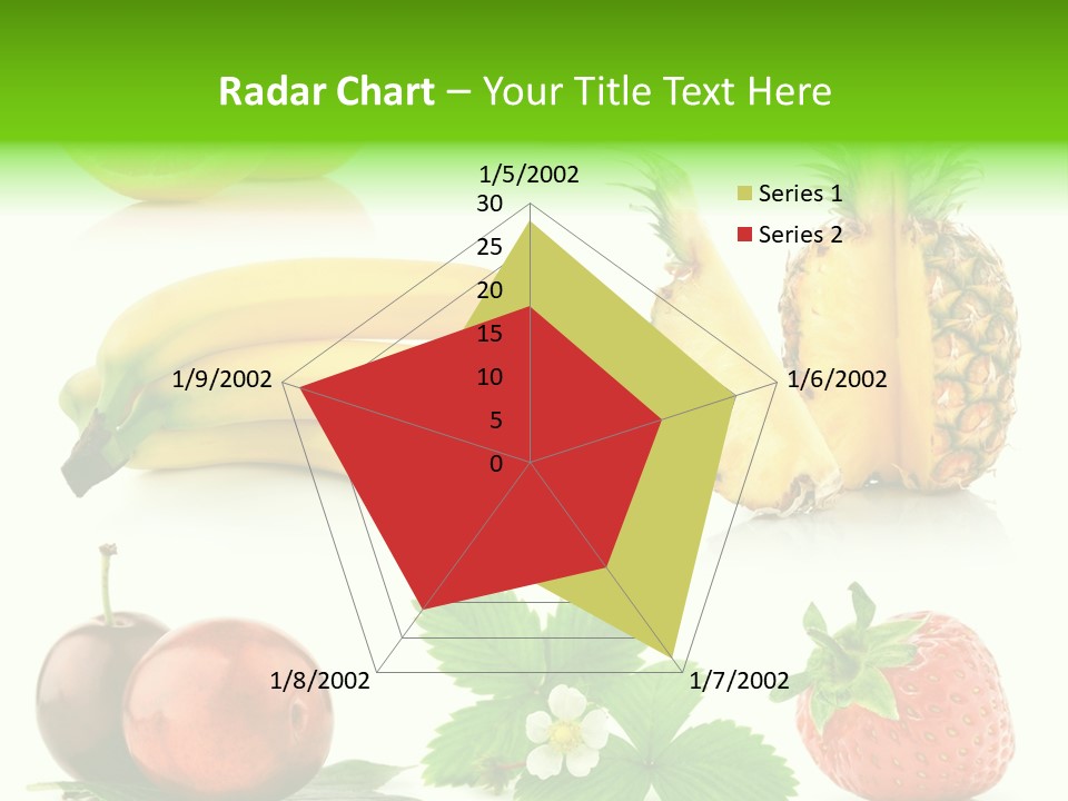 Fruit Yellow Collection PowerPoint Template