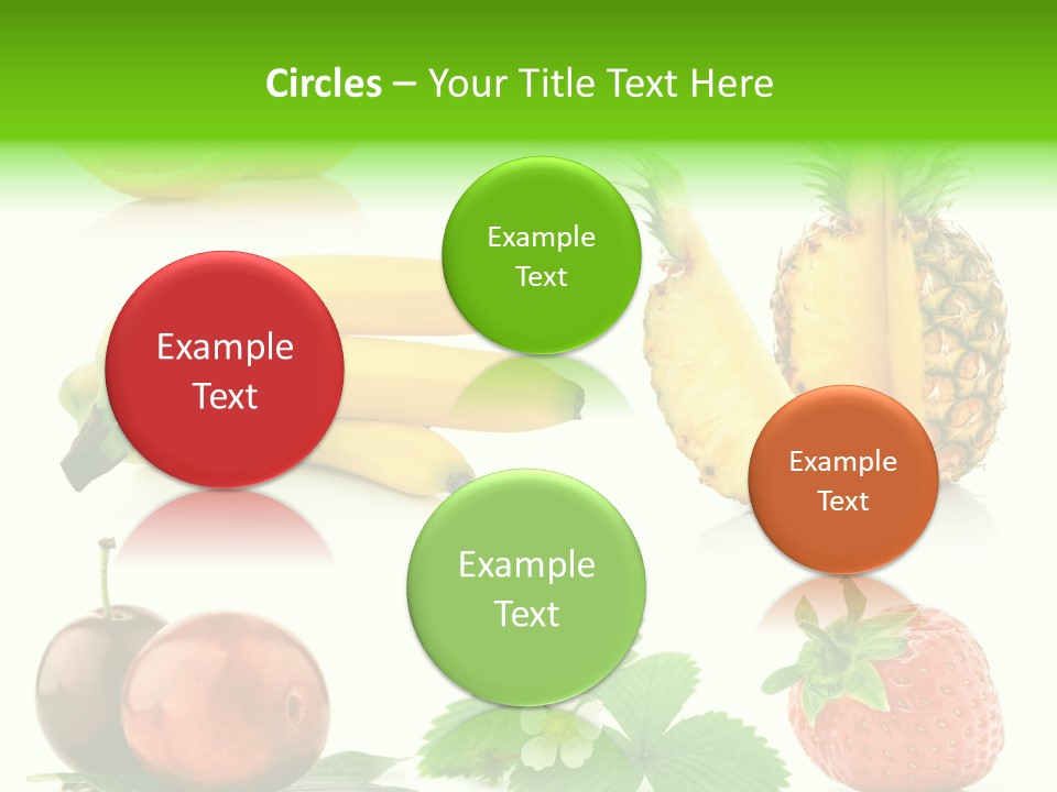Fruit Yellow Collection PowerPoint Template